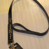 Bull Terrier Brass Leather Lead